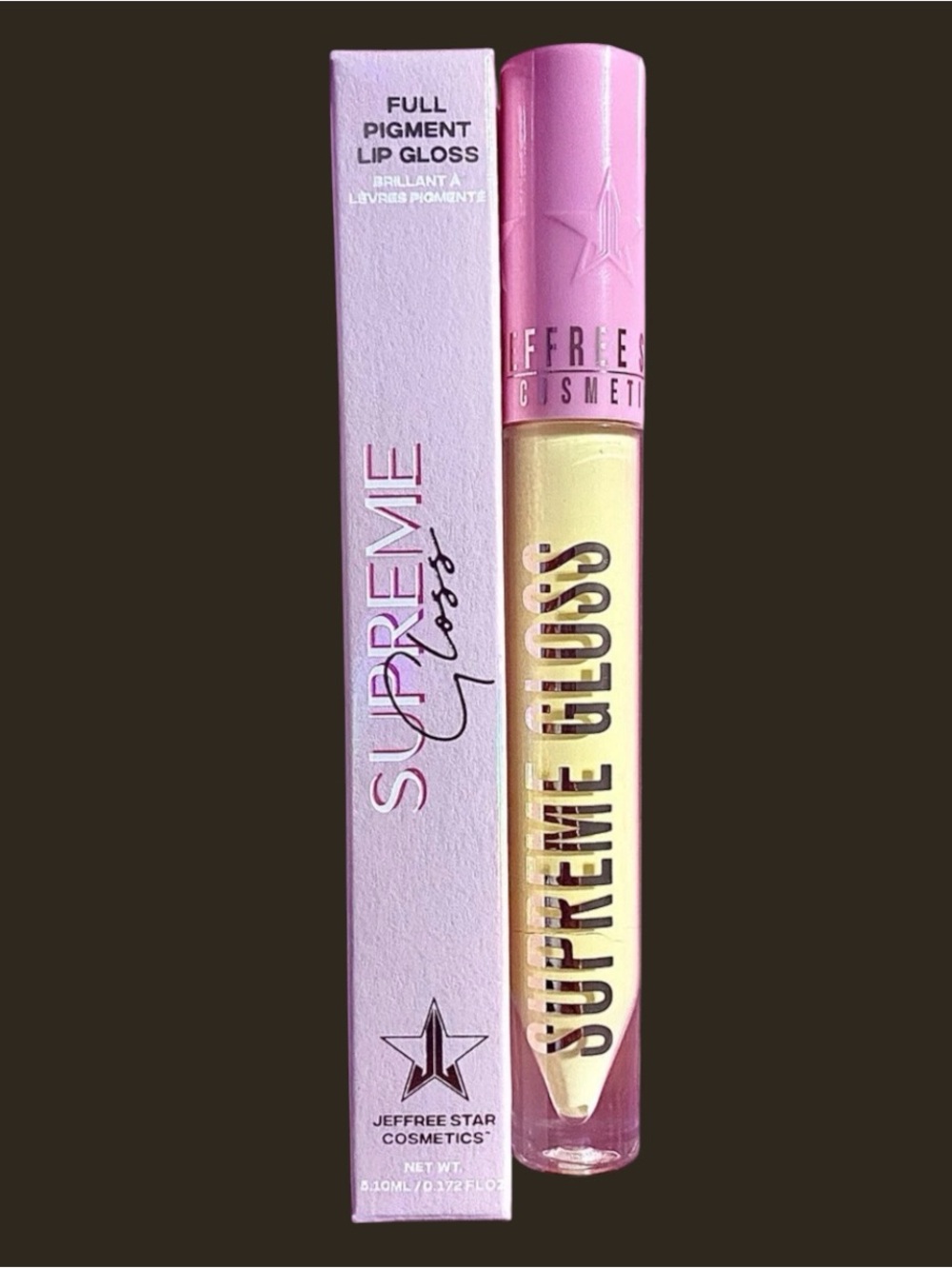 Jeffree Star Supreme Lip Gloss
URETHRA Full Pigment Yellow NIB